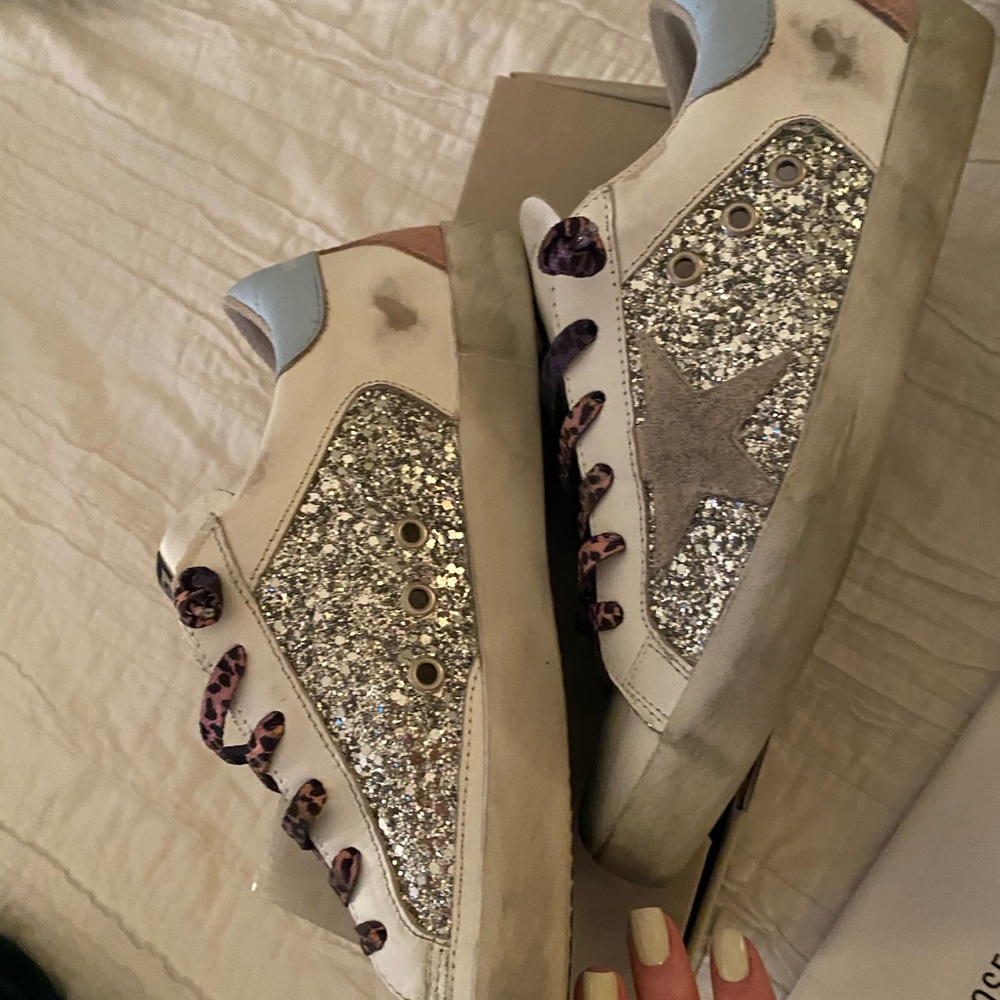 Golden Goose Glitter Sneakers Rare 38